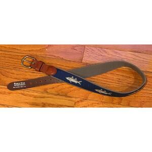 Boys Leather Man Fish Belt | size 28